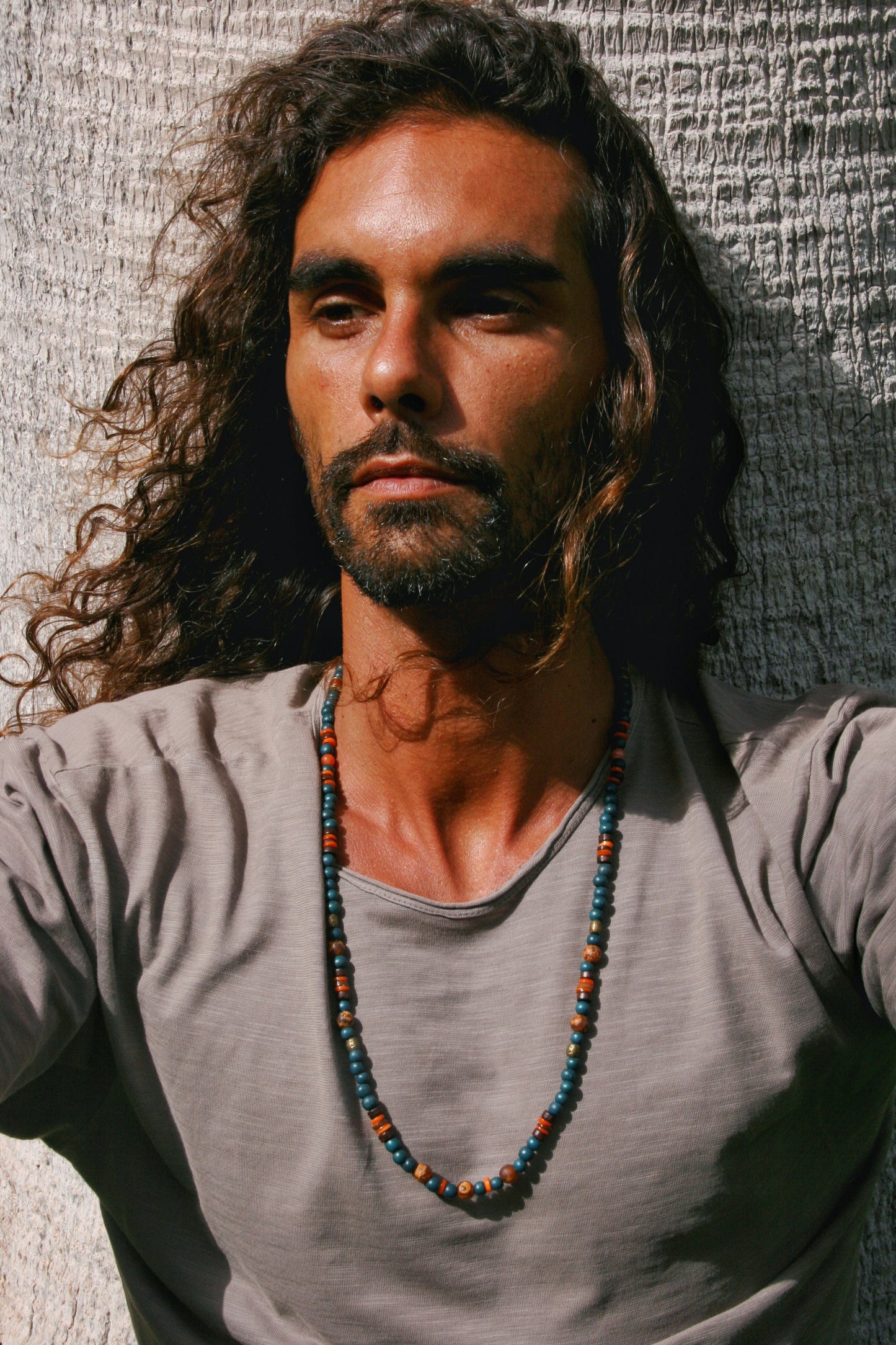 Tibetan Agate & Jasper Beaded Necklace